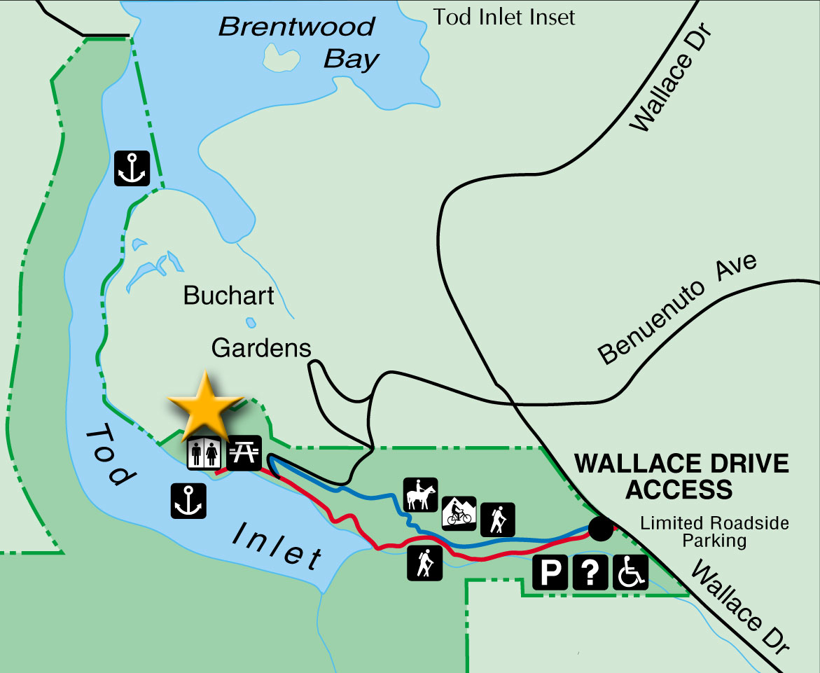 Gowland Tod Map showing meeting location for SNIDCEL volunteer days