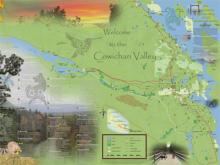 Cowichan Valley Green Map front